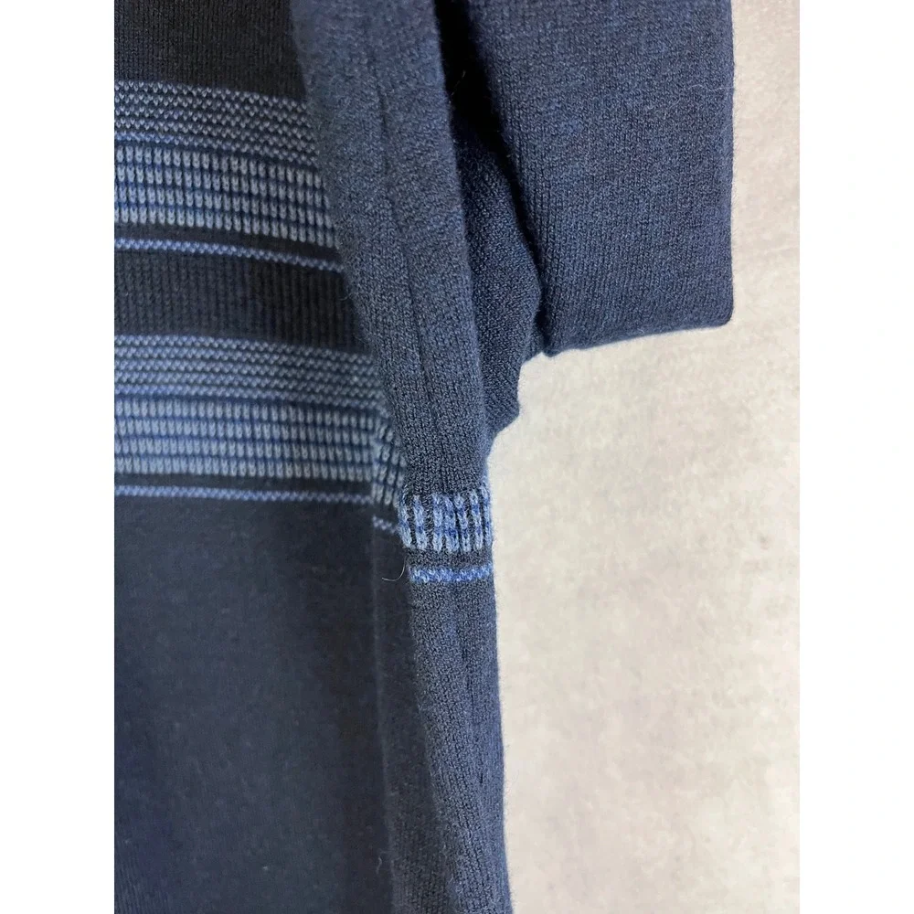 Smartwool Men's Sparwood Stripe Crew Sweater Navy Sz M
